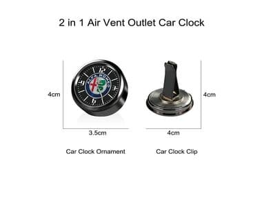adapter za auto upaljač sa 220v na 12v: Sat za automobil - ALFA ROMEO Sat sa logom ALFA ROMEO. Izuzetno lep — 6
