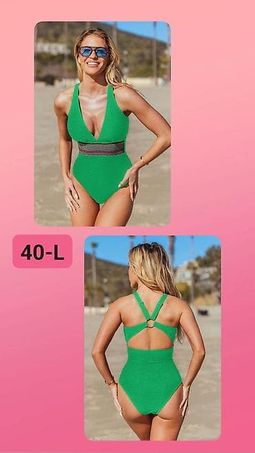 Jednodelni ženski kupaći kostim – veličina 40 (L) - Boja: intenzivna