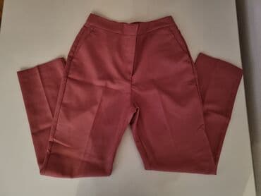 leopard pantalone: M (EU 38), High rise, Straight — 1