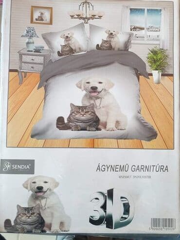 posteljina na srca ikea: Posteljine iz 7 delovaa Caršaf-220*240 Jorganska navlaka-2x140 200 — 1