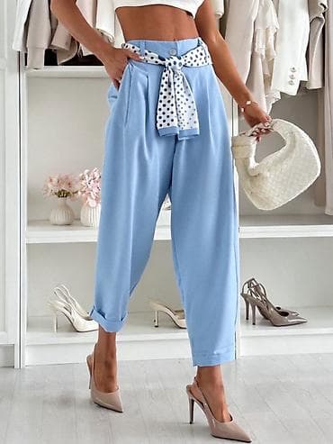 Muška obuća: ✅Ženske pantalone sa visokim strukom i šalom-kaišem
✅2250 din — 1