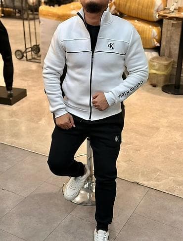 ski pantalone l: Komplet, M, Nike, bоја - Crna, Pamuk — 5