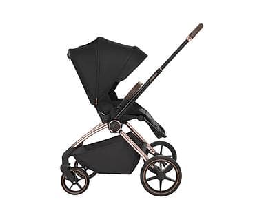 brushalter za dojenje: KIKKA BOO Kolica KARA black set 2u1 sa tvrdom korpom – SKU: KKB2 — 3