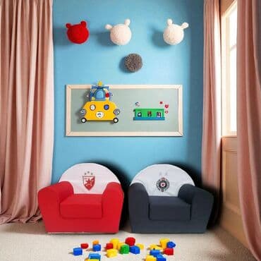 Stolovi: Bambi fotelja Dimenzija 50x55cm Sedeci deo 30x30cm kada se rasklopi — 8