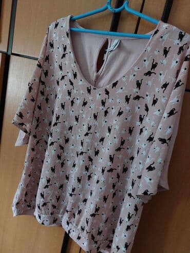 pull and bear suknje: Prelepa roze tunika Po grudi 67 - 75+ Duzina 68 Sa slikama maca — 1