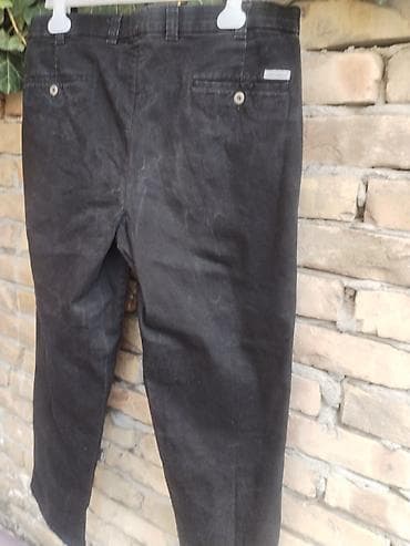 polovni rancevi: Muške farmerke – veličina L - Model: klasične ravne pantalone u crnoj — 4