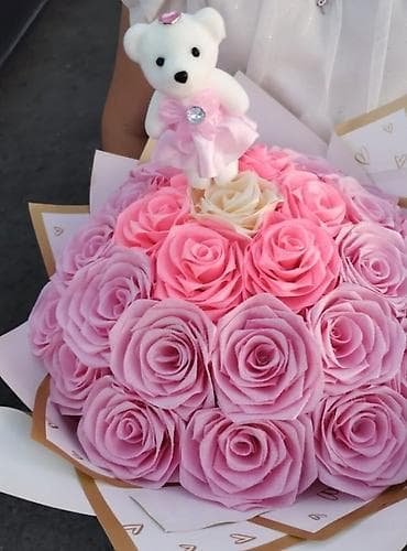 Sweatpants: Artificial flower, color - Multicolored, New — 2