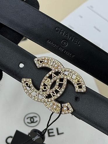kaisevi za noge: Chanel ženski kožni kaiš - Materijal: glatka prirodna koža - Poreklo — 4