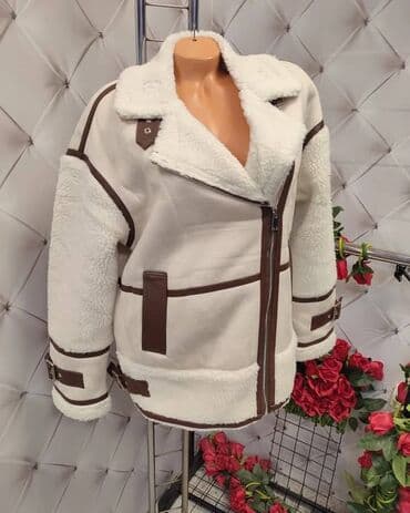 kratke bunde od pravog krzna cena: One size, Sa postavom, Veštačko krzno — 3