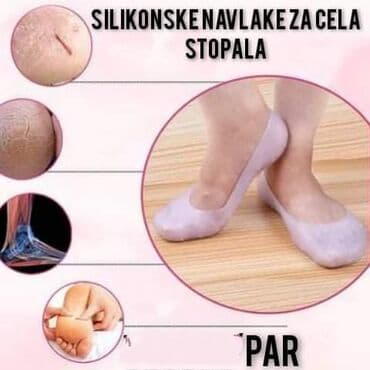 Medicinski proizvodi: Cena 900 din/par Silikonske navlake za stopala Od silikona pa su — 1