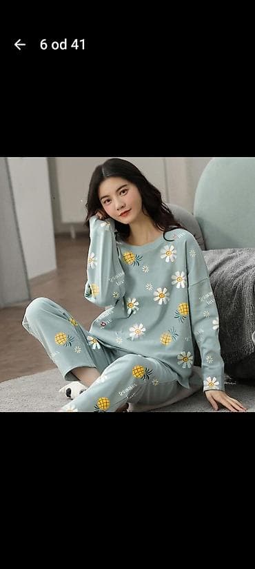 Kape i aksesoari: Ženske pidžame – dvodelni kompleti - Gornji deo: dug rukav, udoban — 6