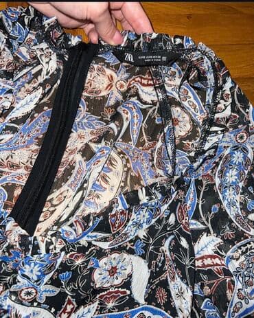 duge pamučne haljine: Zara S (EU 36), bоја - Šareno — 2