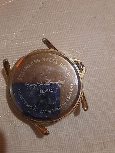 plavi satovi: English Laundry muški ručni sat – model EL5581 - Kućište u zlatnoj — 2