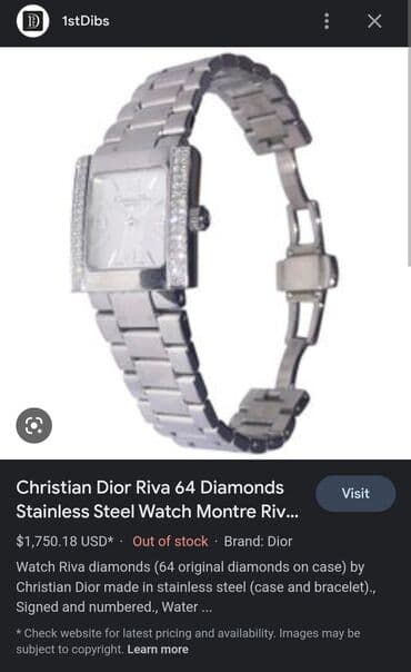 pametni satovi sa sim karticom: Classic watch, Dior, Unisex — 2