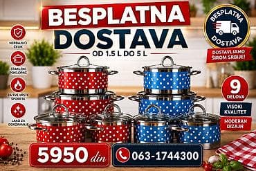 starbucks solje cena: Set šerpi sa tačkicama – 9 delova - Materijal: nerđajući čelik - — 1