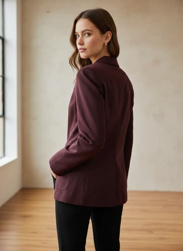 elipsa sakoi zenski: S (EU 36), Pamuk, Jednobojni — 1