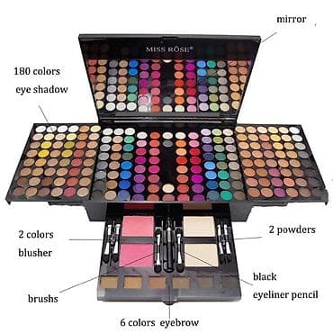 Paleta šminke Miss Rose Blockbuster Set 190 3600рсд Set šminke Miss