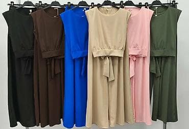 kompleti zenski: Elegantni ženski kombinezon sa širokim nogavicama - Kroj: bez rukava — 5