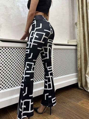 zvoncare pantalone prodaja: S (EU 36), M, XL, Visok struk, Zvoncare — 10