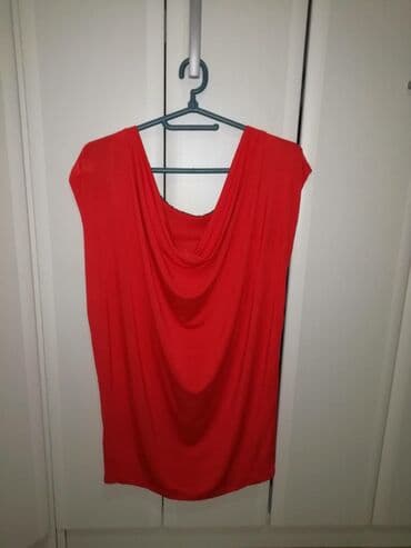 turske patike: One size, Viscose, Single-colored, color - Red — 2