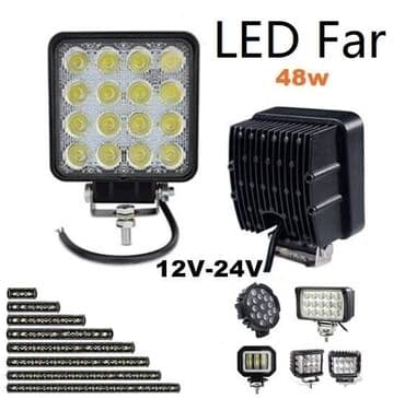 auto grejalice 12v: LED Far 48W 12 i 24V kvalitetan i veoma jak reflektor, maglenka, far — 1