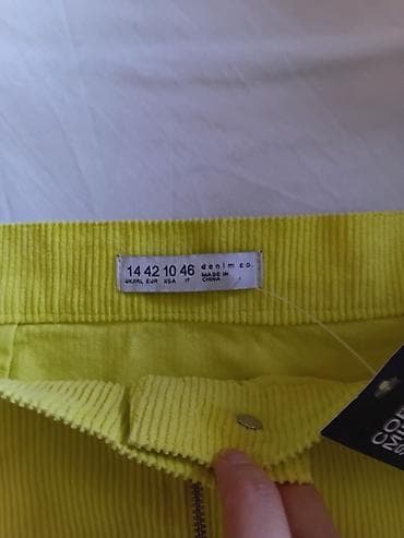 Overalls: Denim Co, L, color - Yellow — 3