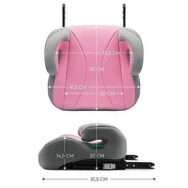 buster sediste akcija: Kinderkraft BUSTER I-BOOST i-Size buster (135–150 cm), pink Šifra — 1