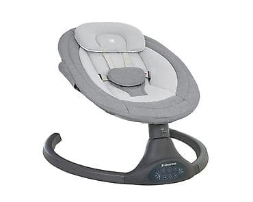 njihalica za bebe do 18kg: KIKKA BOO ljuljaška Codie sa daljinskim upravljačem – light grey — 2