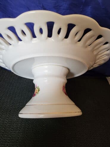 porcelanske solje za caj: Bombonijera nova,vintaz Vabene porcelanska. Porcelanska — 6