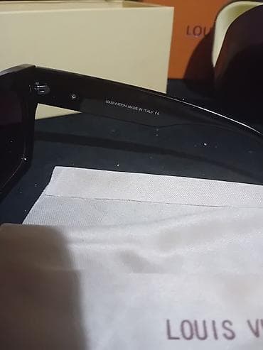 mindjuse za decu pandora: Louis Vuitton sunčane naočare – crni okvir, pravougaoni oblik - — 3