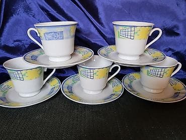 kuhinja komplet: Solje nove velike za kafu iz 90ih.god. Porcelanske solje svedski — 2