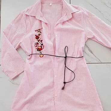 tunika boho style: M (EU 38), color - Pink — 1