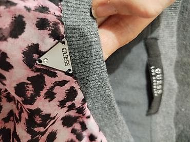 Lične stvari: GUESS ženska bluza/duks sa leopard printom - Brend: GUESS (unutrašnja — 4