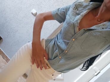 h and m kupaci: Denim texas kisulja,lagana,s — 2