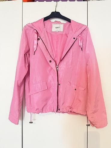 mona roza torbica: ONLY ženska lagana jakna sa kapuljačom – roza - Brend: ONLY - Model — 2