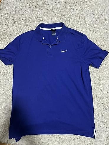 Coats and trench coats: T-shirt Nike, color - Blue — 1