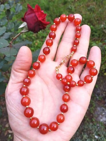 Venčanice i aksesoari: Ogrlica od Karneola 5 Ogrlica od Karneola, poludragi kamen — 5