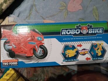set za slikanje za decu: Robo Bike Transformers NOV Robot Motor Igracka za SAMO 899 Dinara — 3