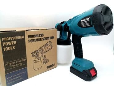 lidl baterija 20v: Cena 5400 din Makita akumulatorski pištolj za farbanje 800w + dve — 5