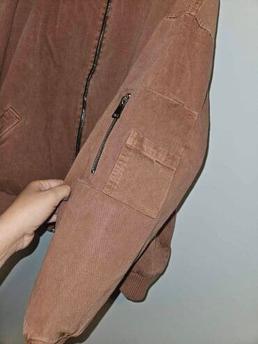 Suknje: Ženska bomber jakna XL-XXL u boji terakote dužina 66 cm po.pazuh pazh — 6