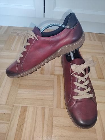 creeks patike: Kožne patike/crvene casual cipele UG 27,5cm - Materijal: prirodna — 4