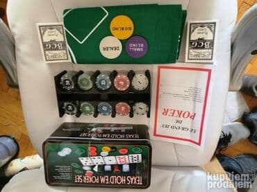 Društvene igre: Texas Hold em poker 200 cipova Teksas poker SET Dobijate zeleno — 9
