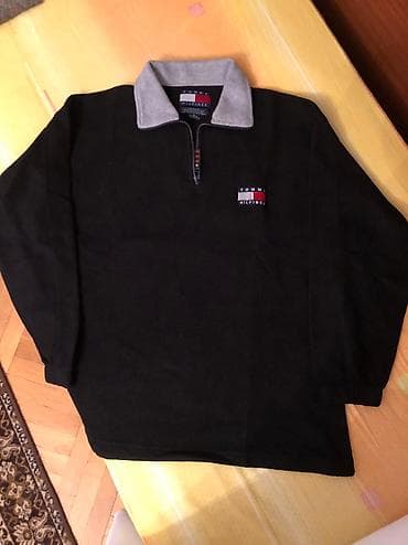 Original crni duks Tommy Hilfiger XL i žuti duks Benetton, topli i