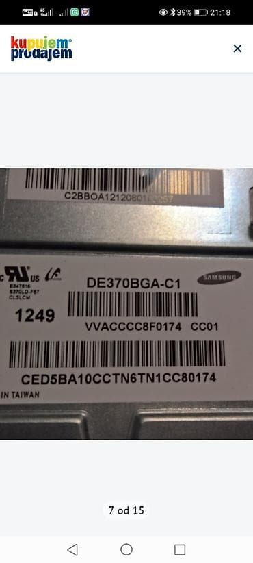 kljuc za grejac bojlera: Samsung LED TV delovi – modeli UE37EH5200 i UE37D6540 Dostupne — 7