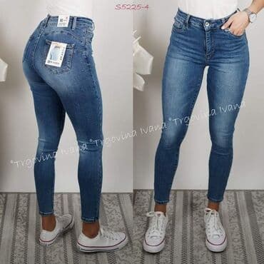 push up pantalone: Jeans, High rise, Skinny — 11