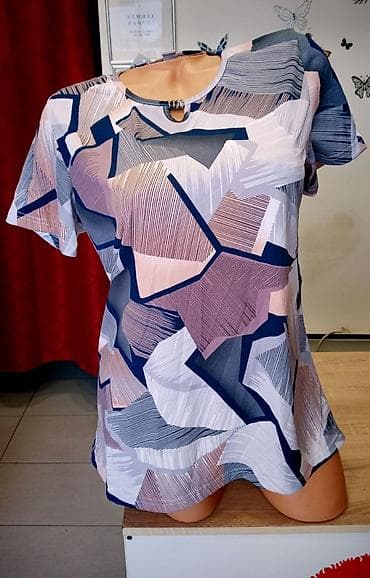 helanke l: Ženske bluze pamuk likra elastin Vel. M. L. Xl. 2xl. 3xl. 4xl Cena — 7