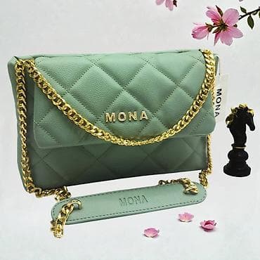 tokice za glavu: Torba MONA – elegantna ženska crossbody/ramena torba sa zlatnim lancem — 9