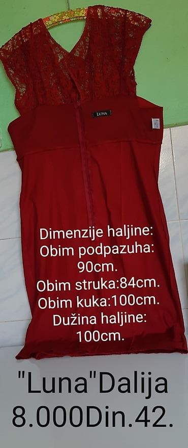 Women's Footwear: Haljina “Luna” – model Dalija - Elegantna čipkana haljina u dubokoj — 3