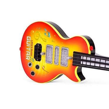 napravi sam muzicki instrument: ROCK GITARA ZA DECU – ECO TOYS Šifra proizvoda: HC56 Elektronska rok — 4