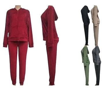 pantalone s: 3XL, Jednobojni, bоја - Bordo — 1